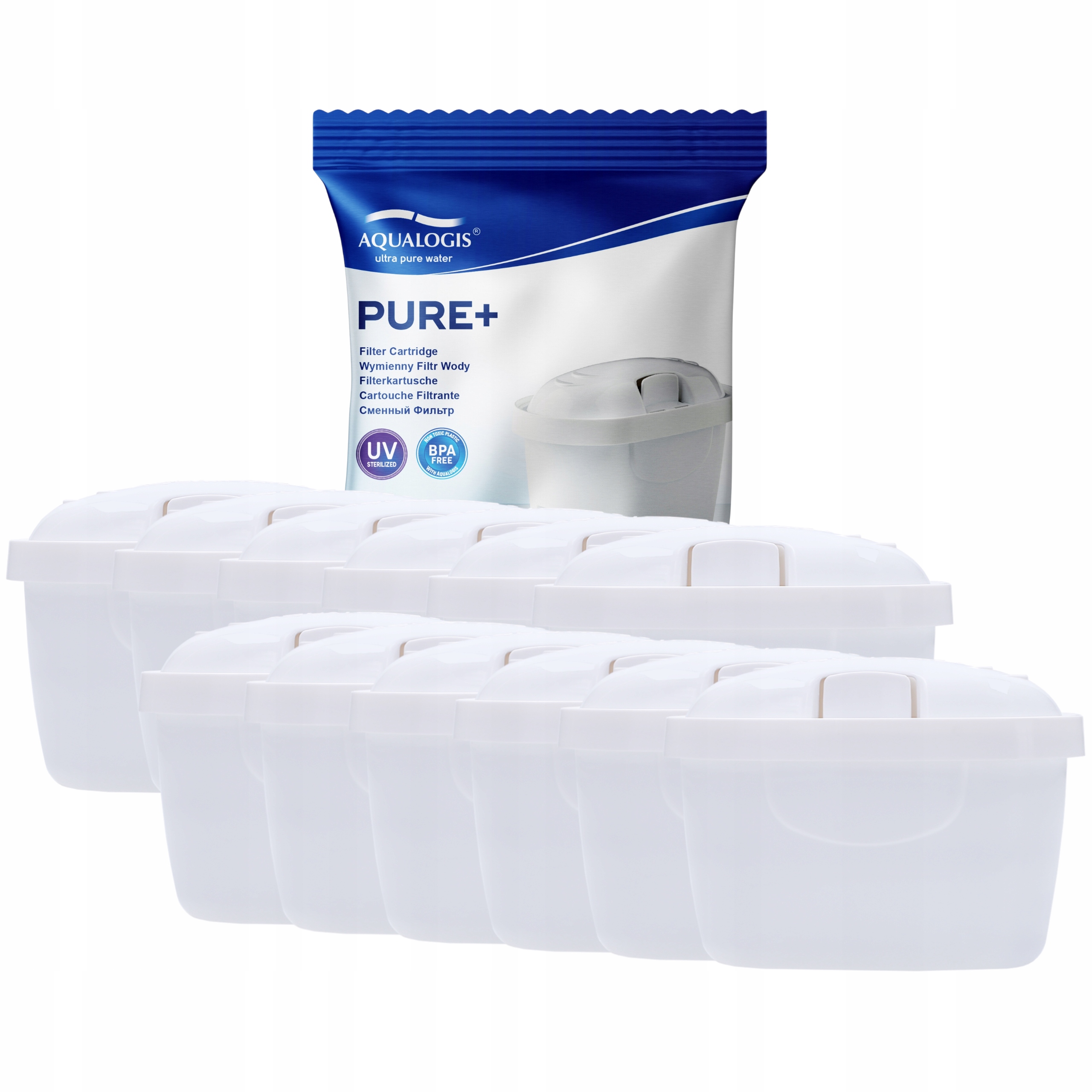 Filtračná vložka Aqualogis AL-12-Pure+ 12 ks.